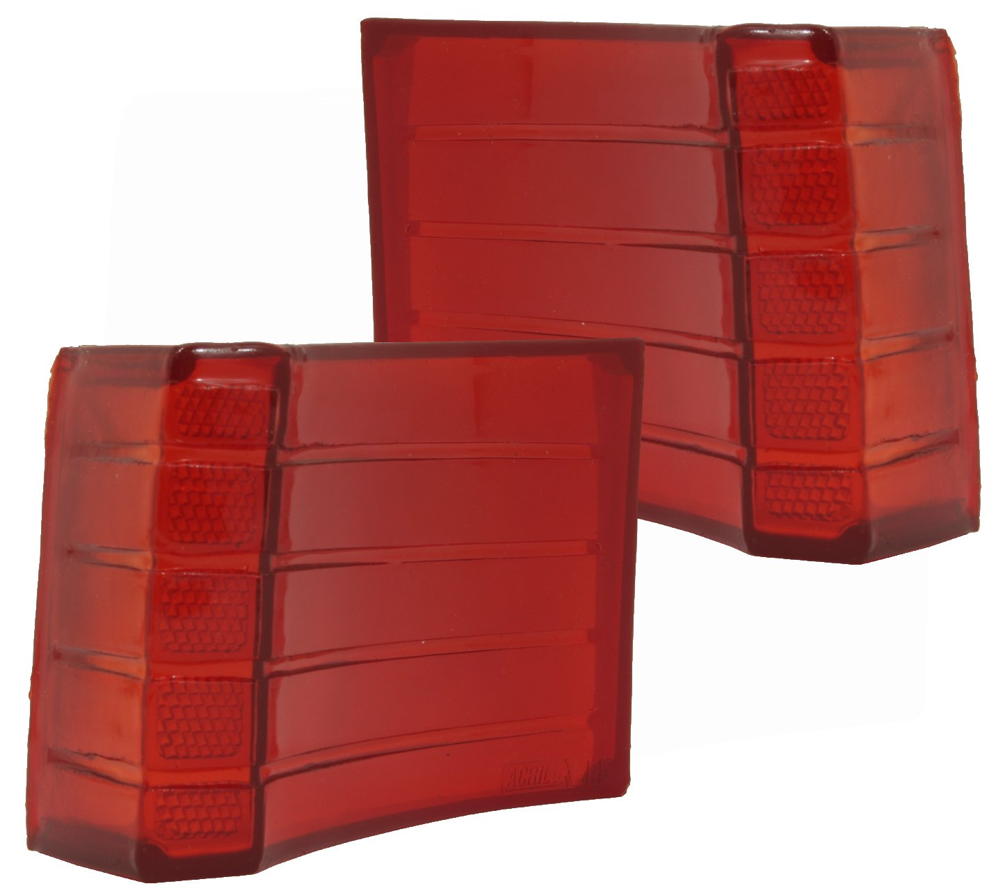 Par Lente Lanterna Sinaleira Traseira Opala 1969 A 1974 Acrílico