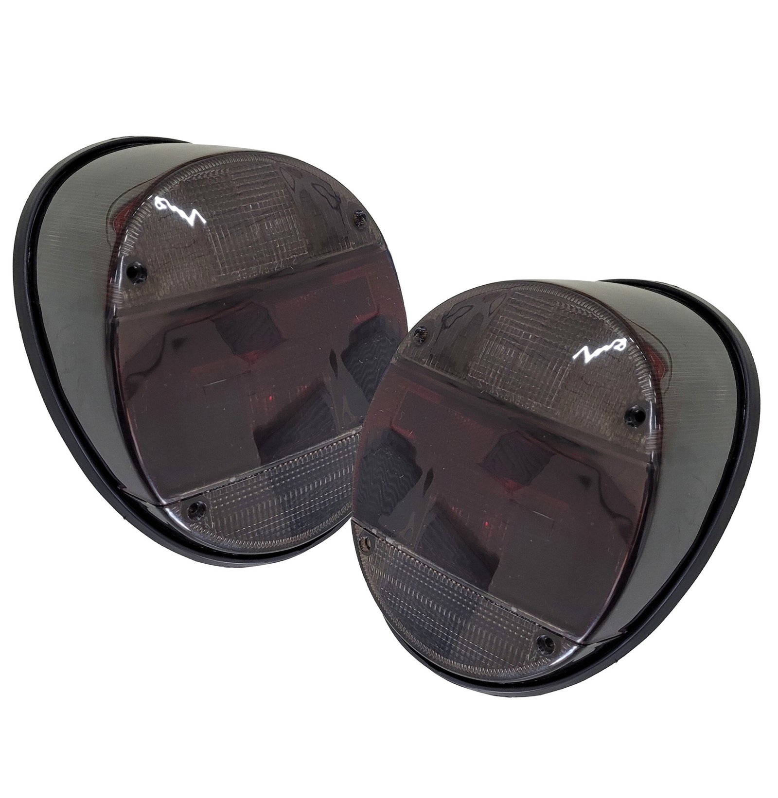 Par Lanterna Seta Traseira Fusca Fafa Inteira Fume Completa