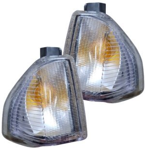 Par Lanterna Seta Dianteira Escort 1982 A 1986 Cor Cristal