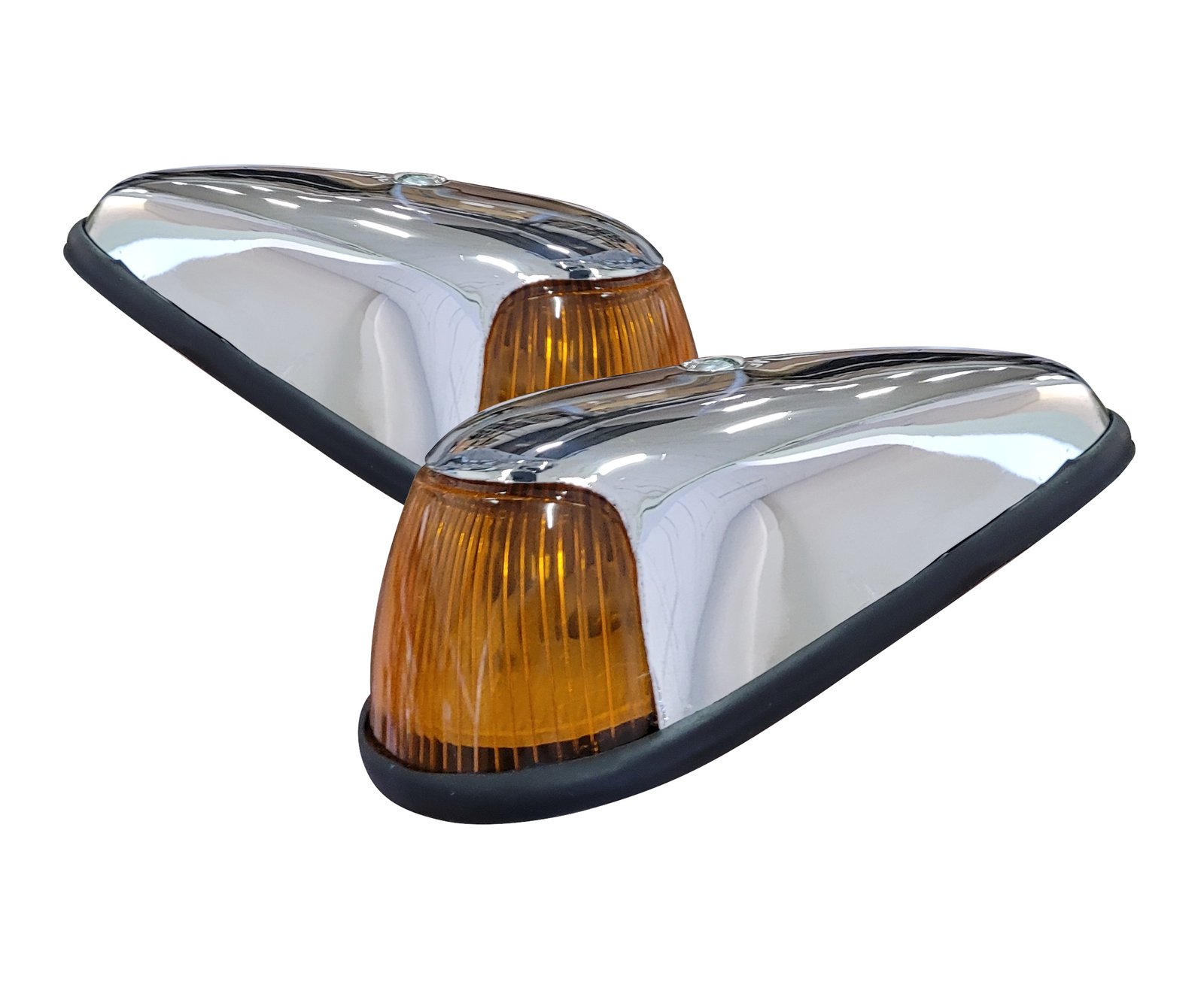 Par Lanterna Dianteira Âmbar Fusca 1965 A 1969 (Sorriso Curto)