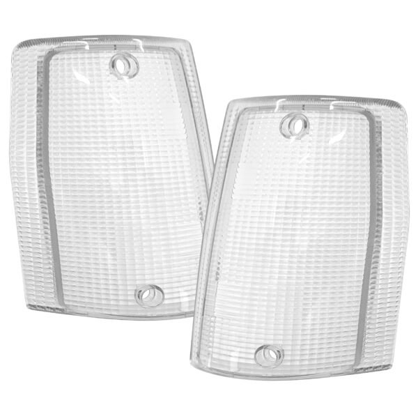 Par Lente Lanterna Pisca Dianteira Cristal Uno 1984 A 1991 Eletronic 1991 A 1994