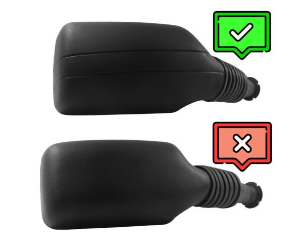 Retrovisor Externo Uno Ep Smart Sx 1995 A 2000 2 Ou 4 Passageiro Portas Fixo - Image 3