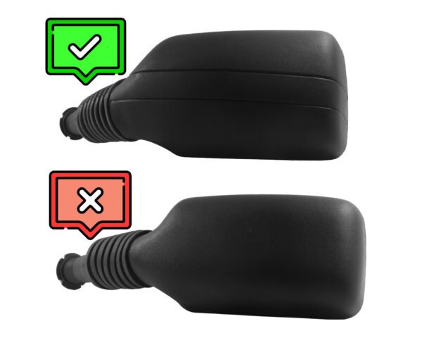 Retrovisor Externo Uno Ep Smart Sx 1995 A 2000 2 Ou 4 Motorista Portas Fixo - Image 3