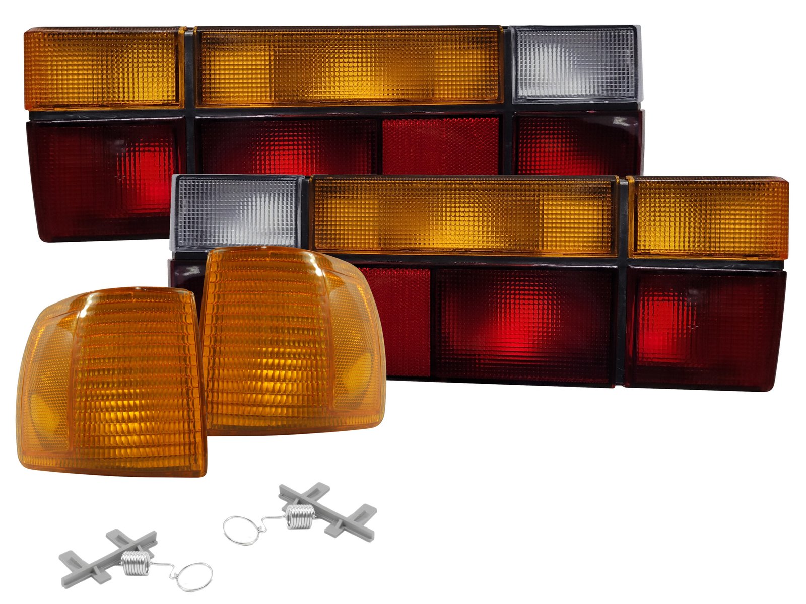 Kit Lanterna Dianteira Âmbar E Traseira Tricolor Gol 1991 A 1995