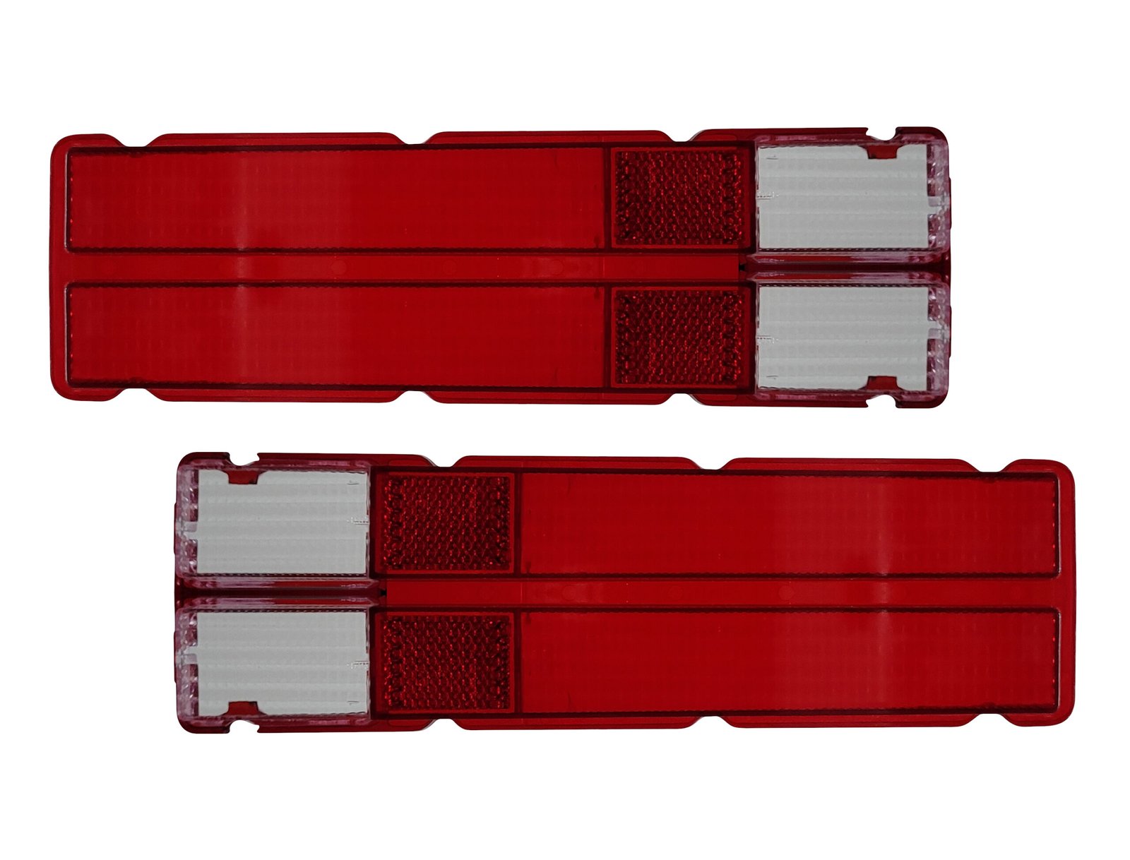 Par Lente Lanterna Traseira Bicolor Corcel 1975 A 1977