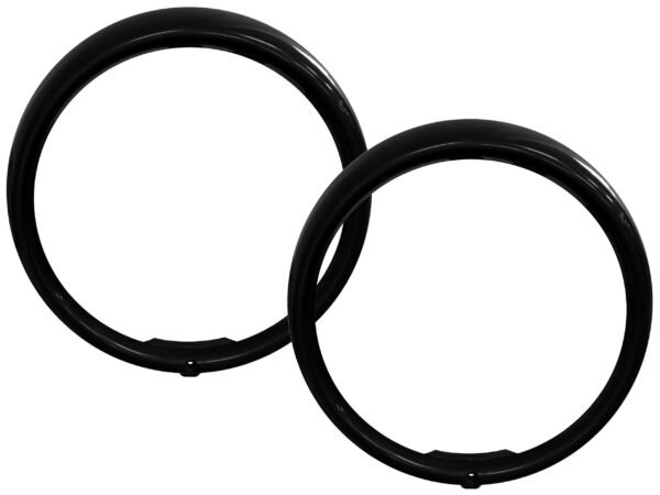 Par Aro Moldura Farol 1 Furo Preto Fusca Kombi