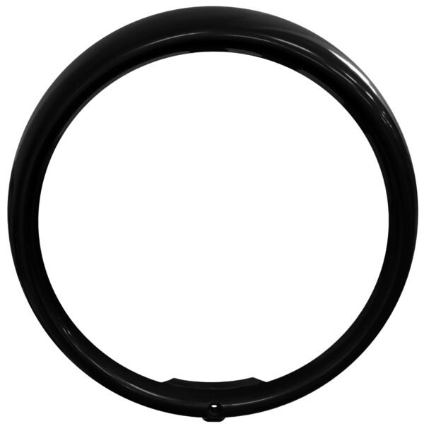 Par Aro Moldura Farol 1 Furo Preto Fusca Kombi - Image 2