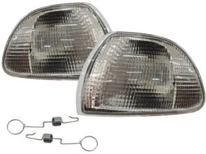 Par Lanterna Dianteira Cristal Acrílico Palio 1996 A 1999 Siena 1997 A 2000 Strada 1998 A 2000