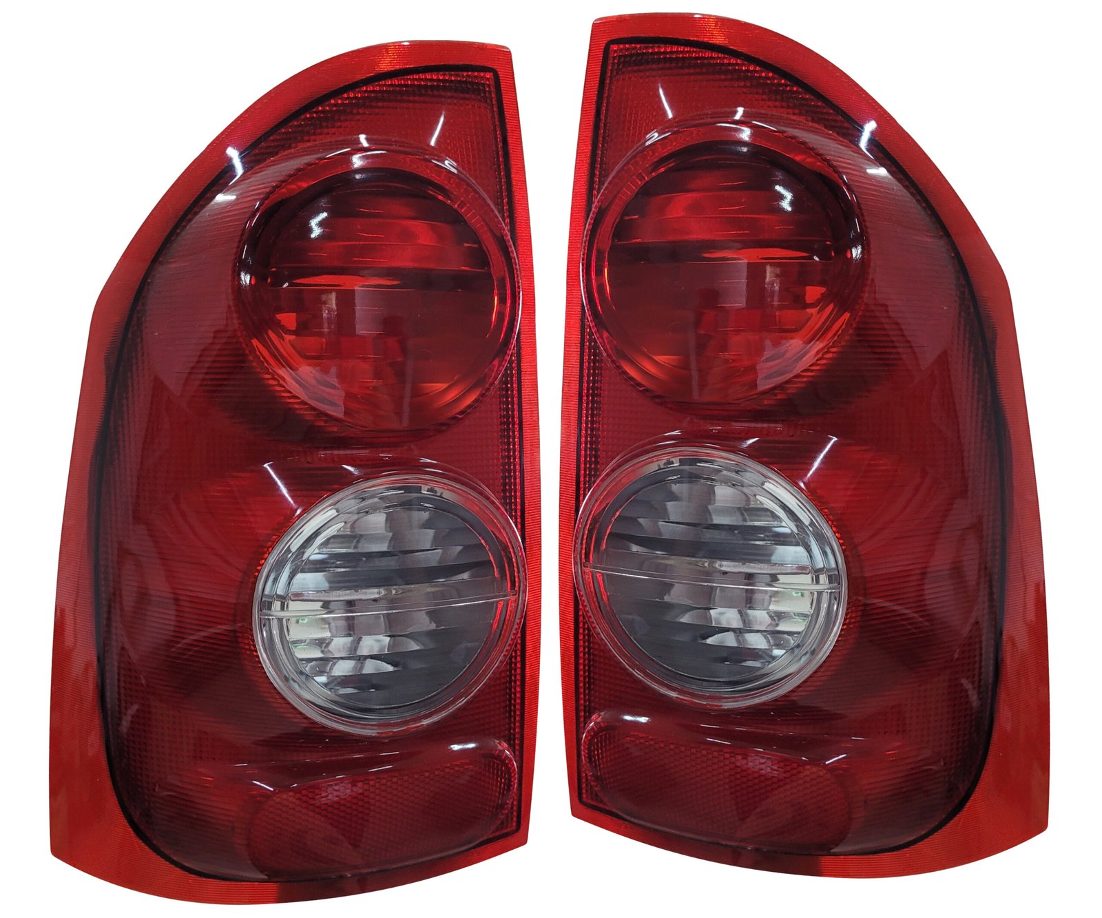 Par Lanterna Sinaleira Traseira Bicolor Cristal Montana 2004 A 2010